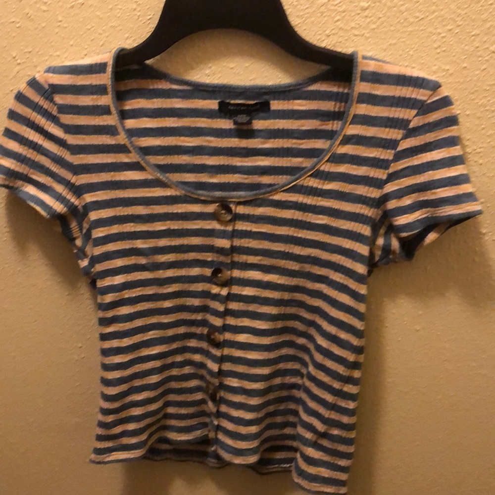 buttoned shirt.